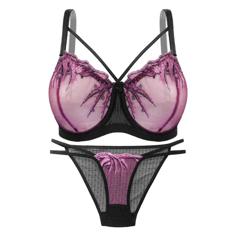 ست شورت و سوتین زنانه مدل زنبق کد DEL357