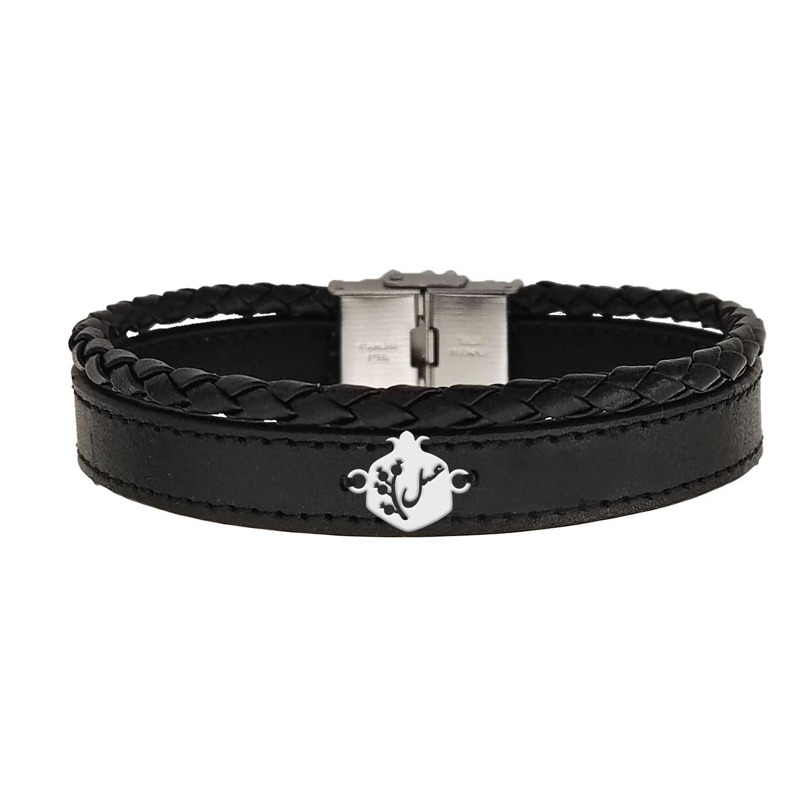 دستبند نقره مردانه لیردا کد ght000326 - - 1