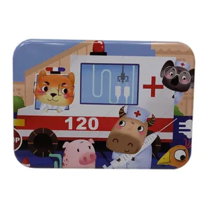 پازل 50 تکه طرح آمبولانس جنگل