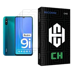 Ricomm CH Glass MIX003 Screen Protector For Xiaomi Redmi 9i Sport Pack Of 3