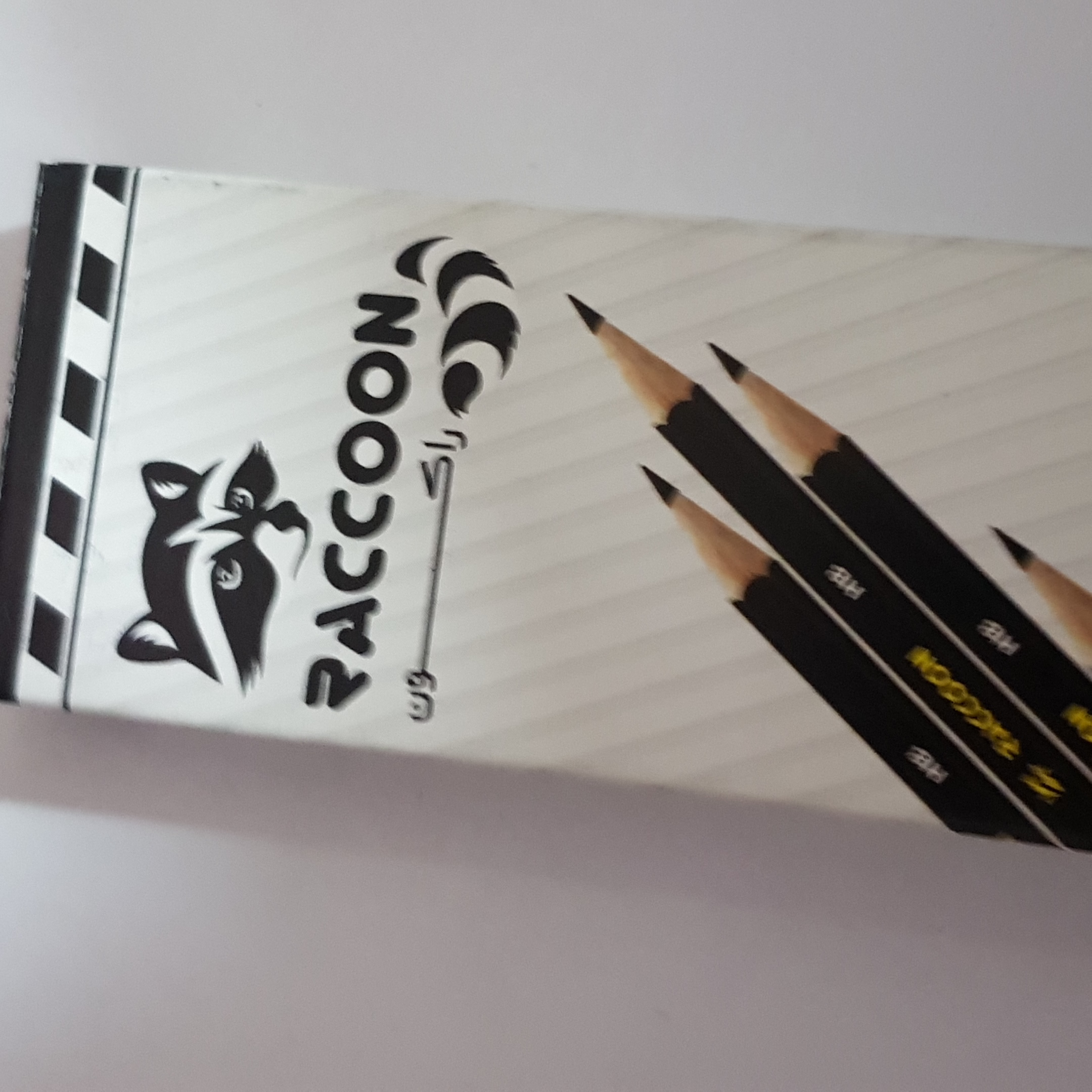 مداد مشکی راکون کد fk 01 بسته 12 عددی