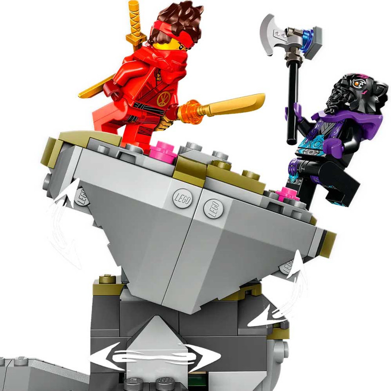 ساختنی 1212 تکه نینجاگو مدل Dragon Stone Shrine کد 35664