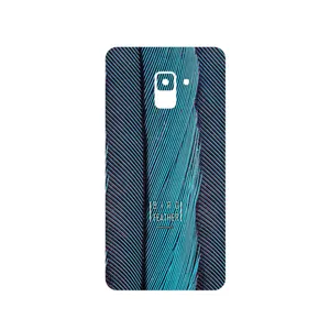 MAHOOT Turquoise feathers Cover Sticker for Samsung Galaxy A8 Plus 2018