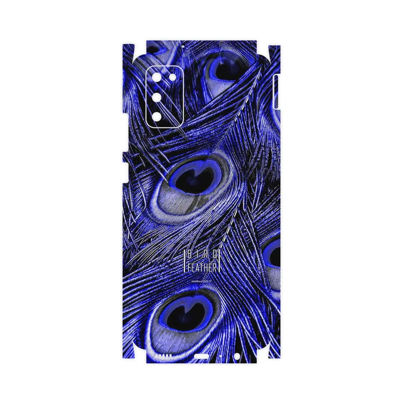 برچسب پوششی ماهوت مدل Purple Feather-FullSkin مناسب برای گوشی موبایل سامسونگ Galaxy A02S