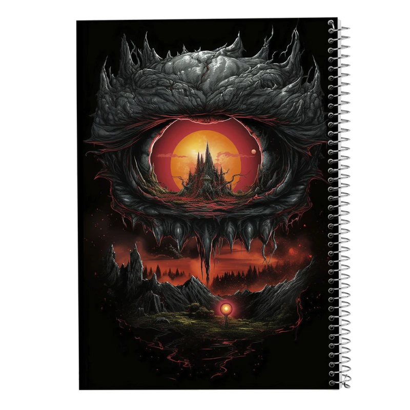 دفتر مشق 50 برگ مدوپد مدل ارباب حلقه ها The Lord of the Rings کد DF3051