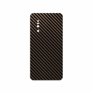MAHOOT Glossy-Brown-Fiber Cover Sticker for VIVO X27