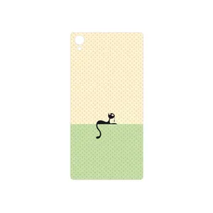 MAHOOT Minimal Internet Cat Icon Cover Sticker for Sony Xperia Z1