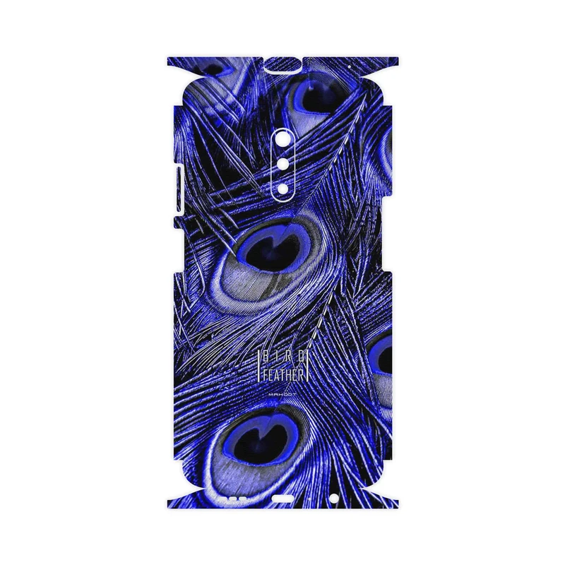 برچسب پوششی ماهوت مدل Purple Feather-FullSkin مناسب برای گوشی موبایل اپو Realme X