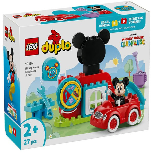 لگو سری دوپلو مدل  Mickey Mouse Clubhouse & Car کد 10454