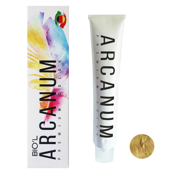  رنگ مو بیول مدل Arcanum شماره 9.13 حجم 120 میلی لیتر رنگ بلوند کنفی خیلی روشن