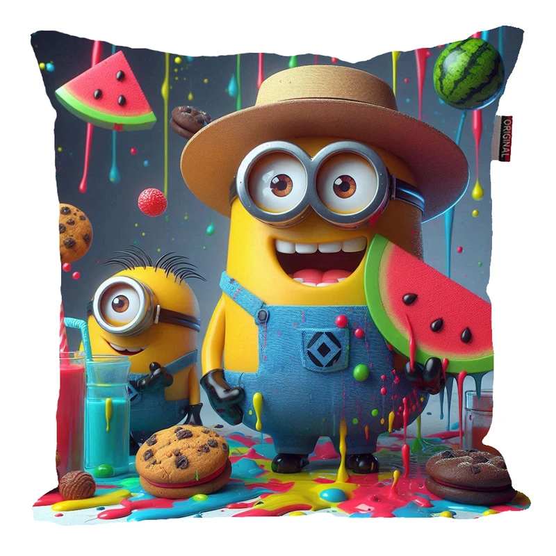 کوسن پاد آفرین مدل مینیون طرح شب یلدا کد 195