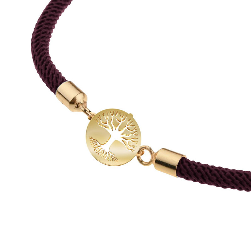دستبند طلا 18 عیار زنانه مدوپد مدل درخت زندگی کد D11-10463