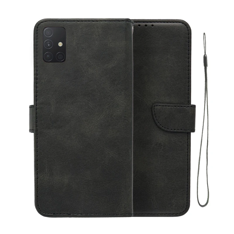 کیف کلاسوری مدل Night مناسب برای گوشی موبایل سامسونگ Galaxy A51 به همراه بندآویز