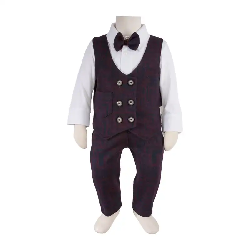 ست  3 تکه لباس نوزادی آدمک کد 320008