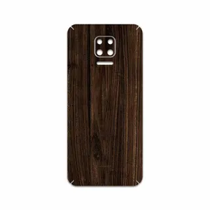 MAHOOT Dark Walnut Wood Cover Sticker for Xiaomi Redmi Note 9S