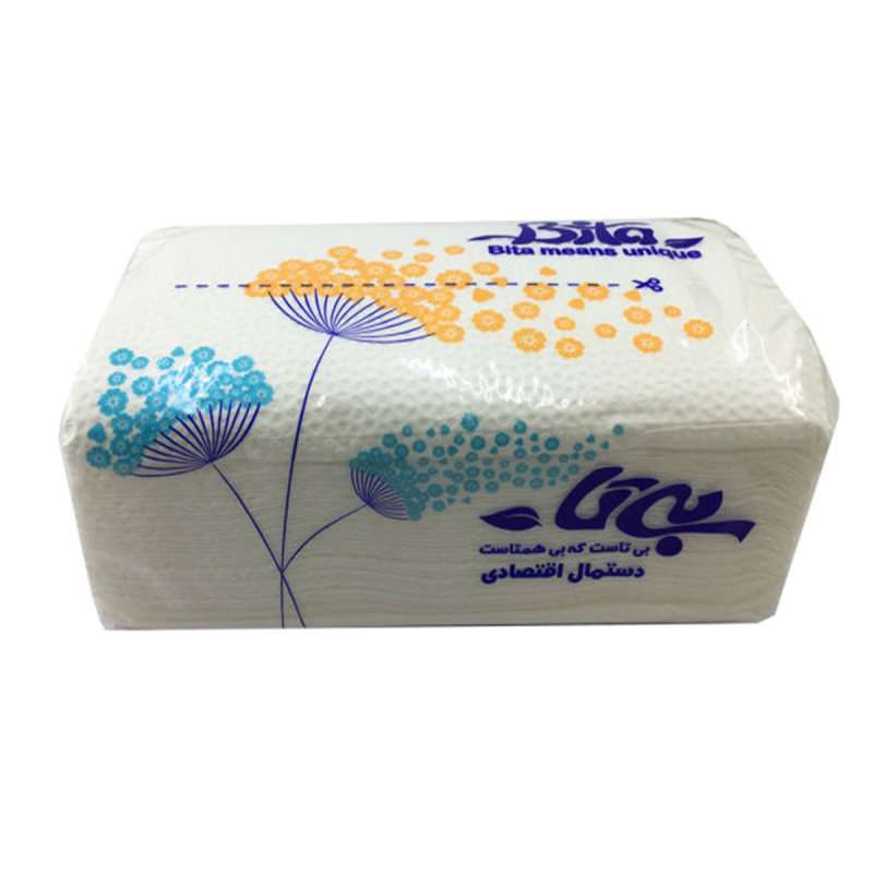 دستمال کاغذی 100 برگ بی تا مدل Flower دستمال کاغذی 100 برگ بی تا مدل Flower