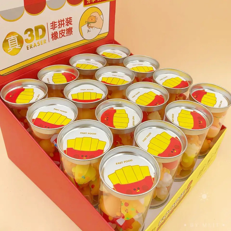 پاک کن مدل فست فود بسته 12 عددی