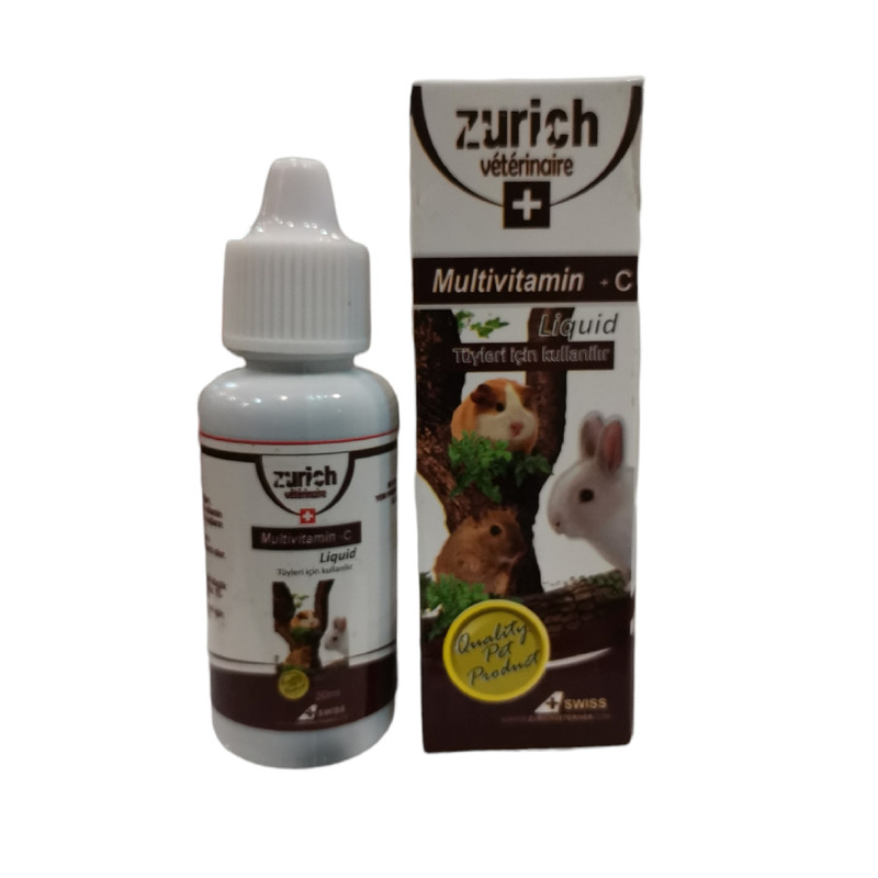 قطره مولتی ویتامین جوندگان زوریخ مدل l1 حجم 30 میلی لیتر