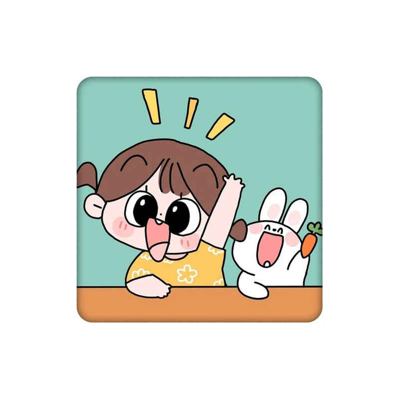 زیرلیوانی طرح خرگوش و دختر در مدرسه کد 3908315