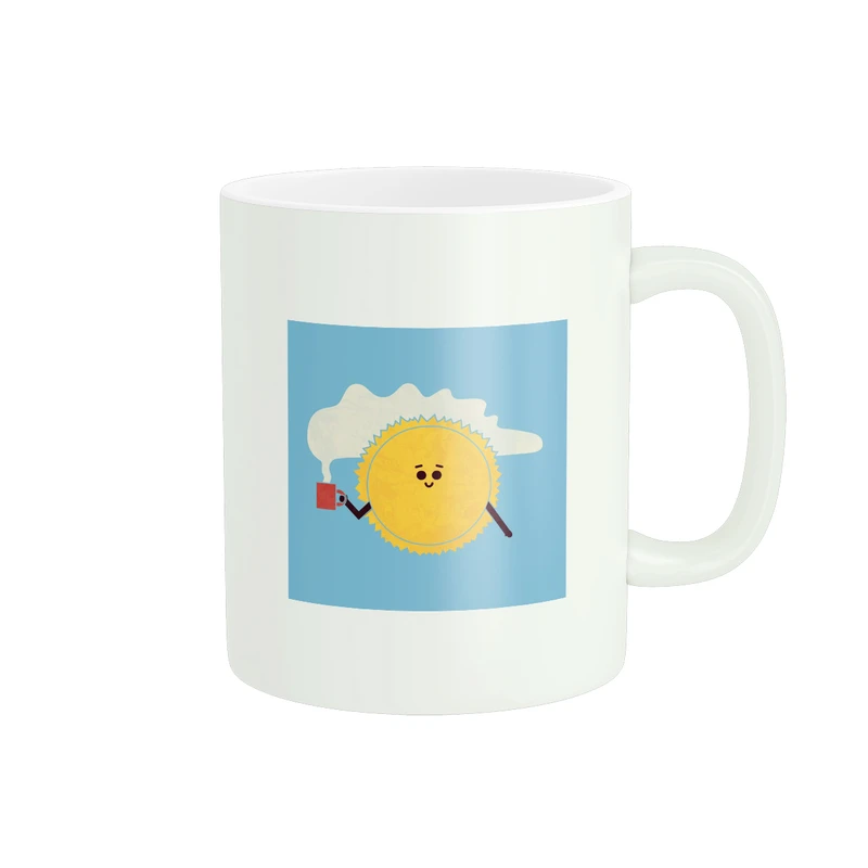 ماگ پاد آفرین مدل خورشید و قهوه کد 1405