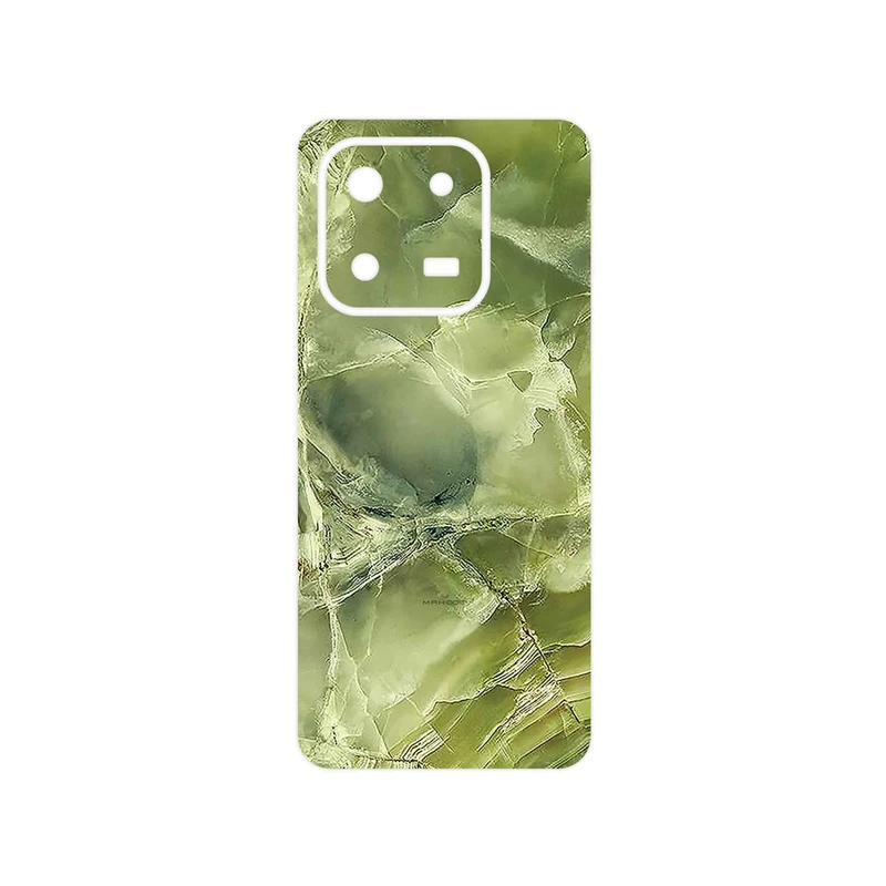 برچسب پوششی ماهوت مدل Green_Crystal_Marble مناسب برای گوشی موبایل آنر X7d 4G