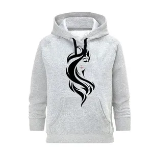 هودی زنانه مدل بانو کد B249 رنگ طوسی