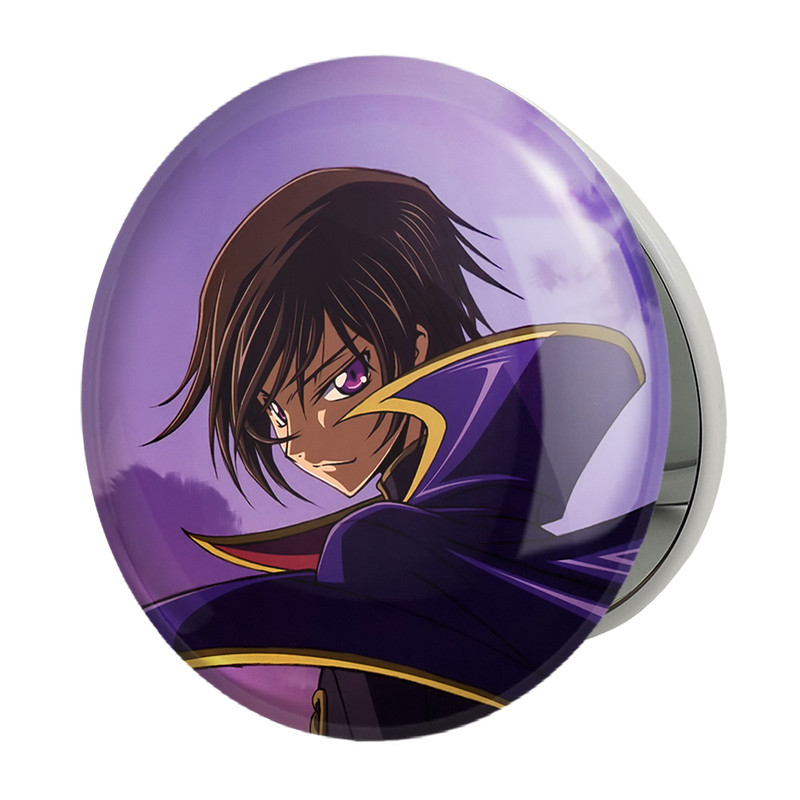 آینه جیبی خندالو طرح لولوش وی بریتانیا انیمه کد گیاس Code Geass مدل تاشو کد 13068 