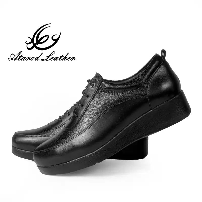 کفش طبی زنانه چرم عطارد مدل چرم طبیعی کد SH92