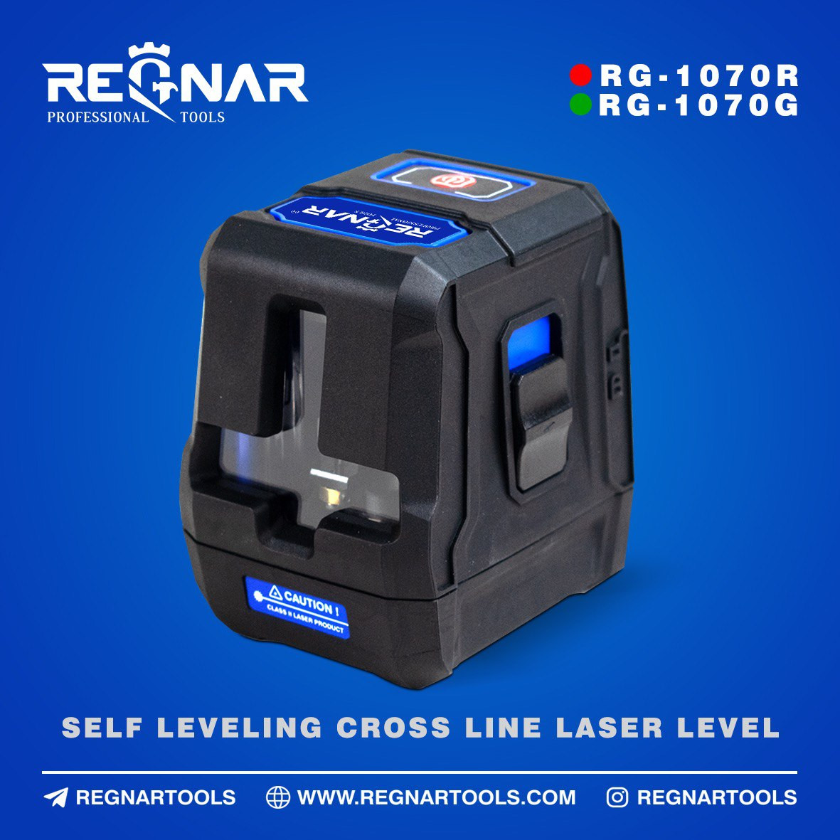 تراز لیزری رگنار مدل نور قرمز کد 1070R