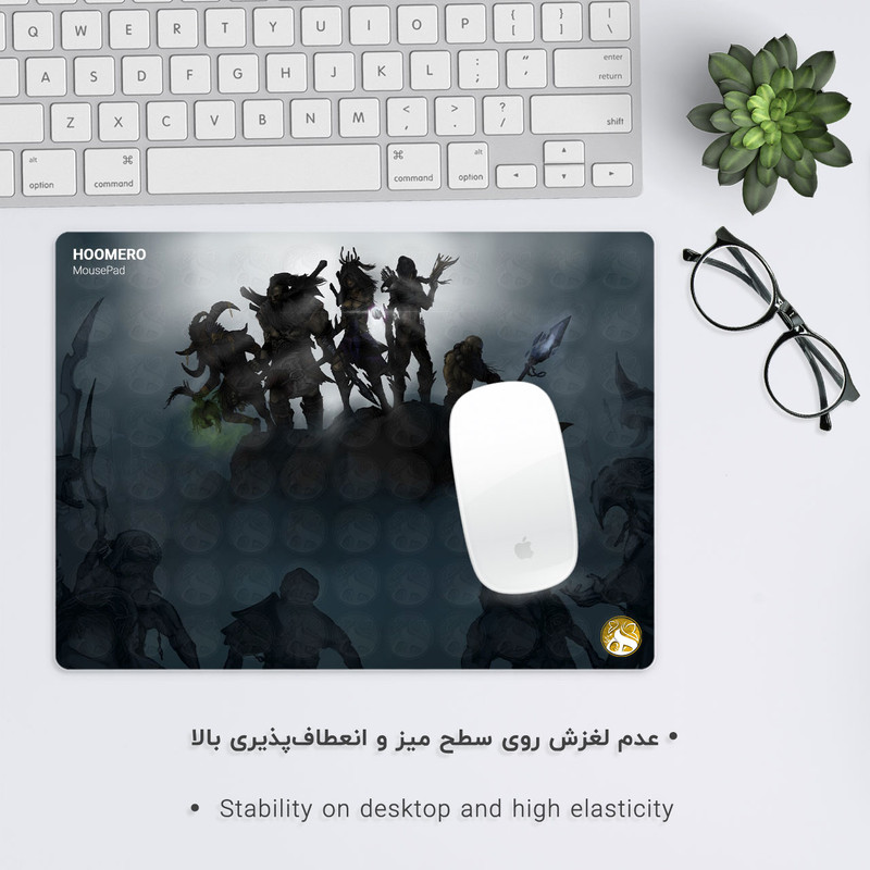 ماوس پد هومرو طرح بازی Warcraft مدل A1958 2