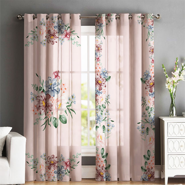 پرده شمسه نگار مدل MM45 سایز 220x140 سانتی متر