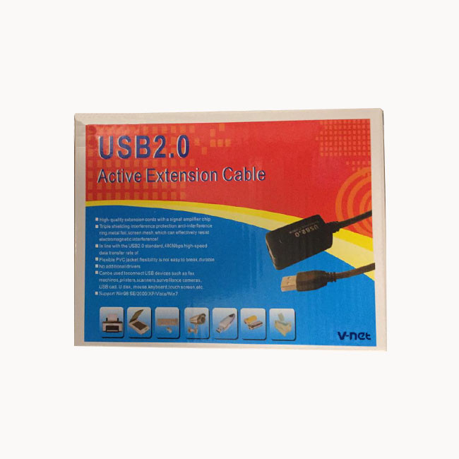 کابل افزایش طول USB 2.0 وی نت مدل ACTIVE Extension طول 20 متر