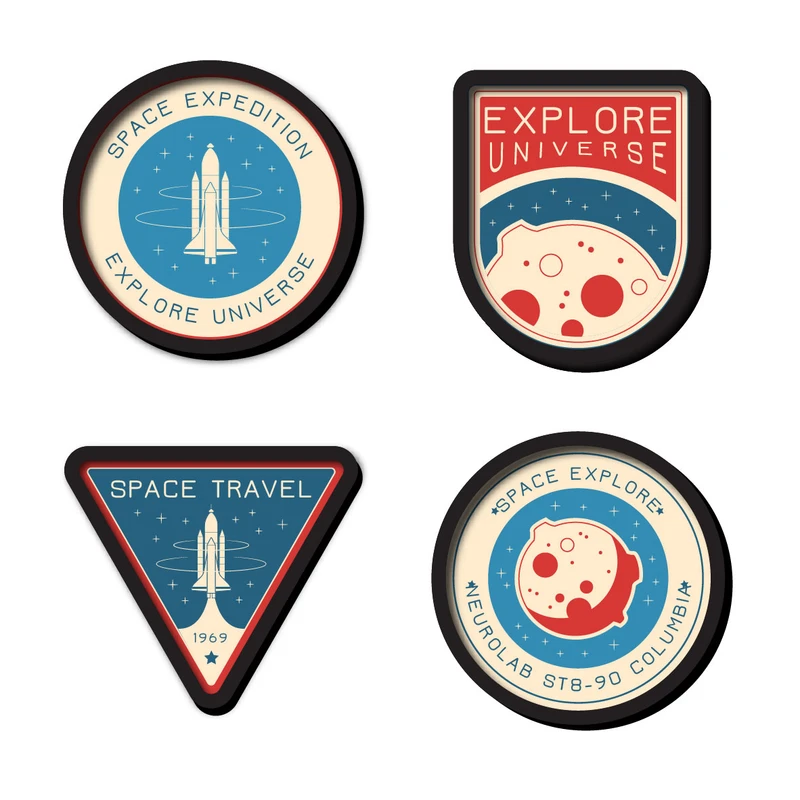 تابلو مدل ناسا و فضا طرح اکتشاف در فضا کد nasa-cn1 مجموعه 4 عددی
