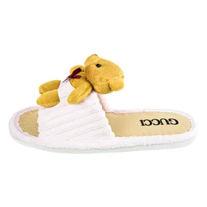 دمپایی حوله ای زنانه مدل TEDDY Bear PK.2986