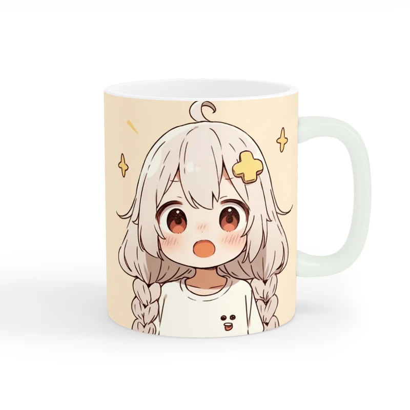 ماگ طرح دخترانه دختر کیوت کد wall-8269