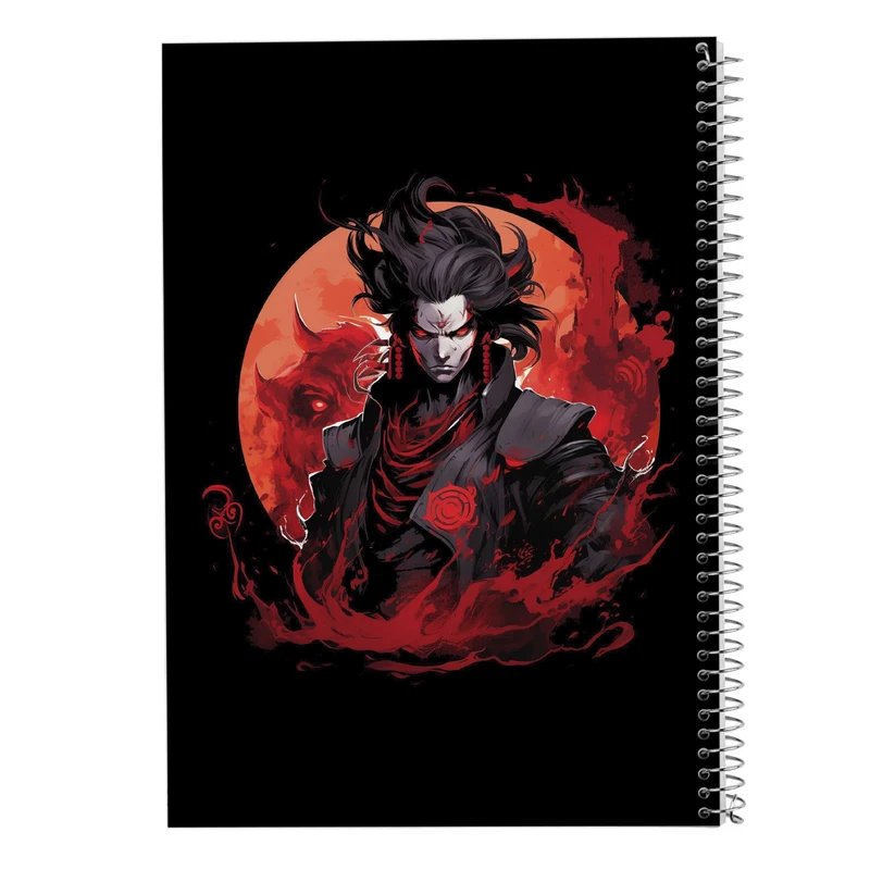 دفتر ژورنال نویسی 50 برگ مدوپد مدل نقطه ای طرح Demon Slayer کد DF11054