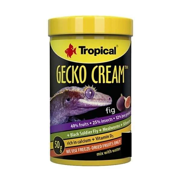 غذای پودری خزندگان تروپیکال با طعم انجیر