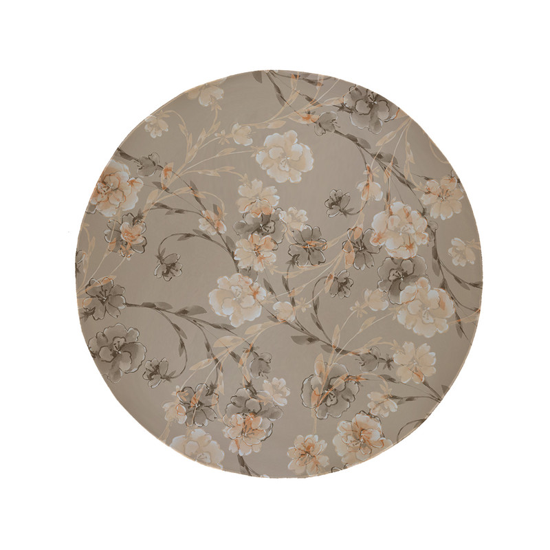 پادری مدل دایره طرح گل کد 5889 سایز 90 × 90 سانتی متر 