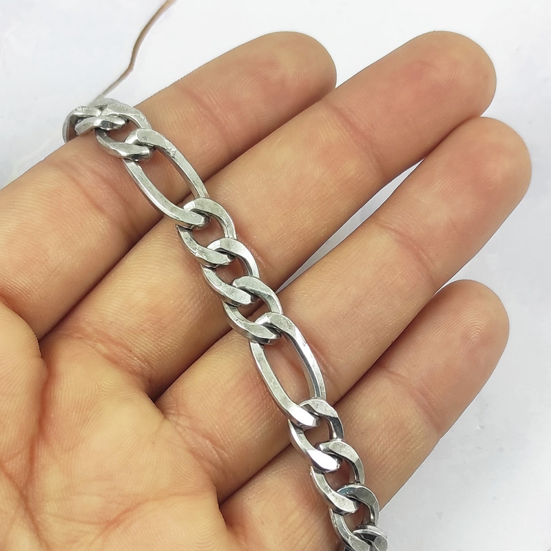 زنجیر نقره مردانه سلین کالا مدل فیگارو کد 7