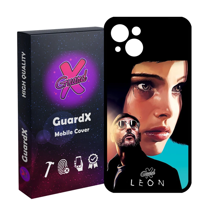 کاور گارد ایکس طرح Leon مدل Glass10322 مناسب برای گوشی موبایل اپل iPhone 13