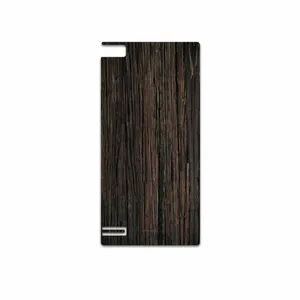 MAHOOT Burned Wood Cover Sticker for BlackBerry Z3