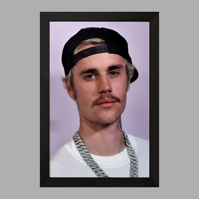 تابلو خندالو مدل جاستین بیبر Justin Bieber  کد 2698