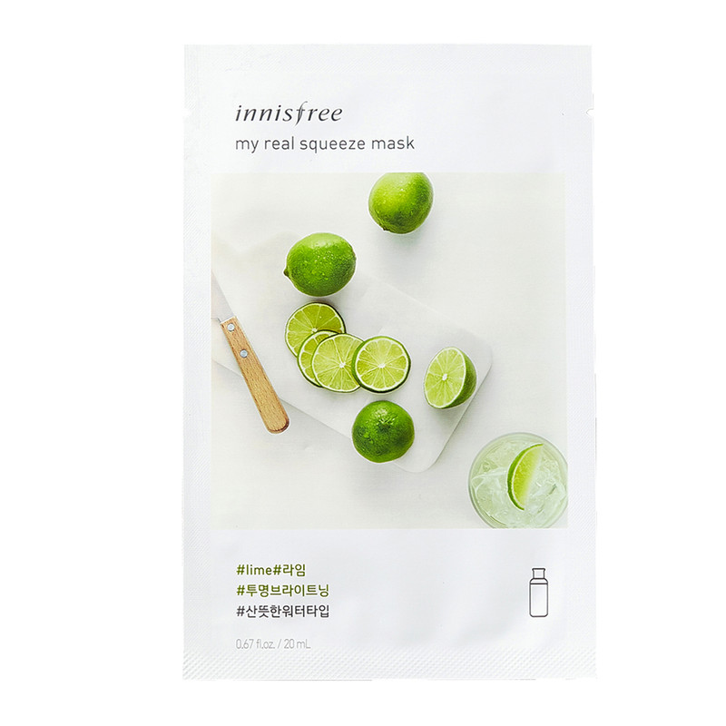 ماسک صورت اینیس فری مدل Lime حجم 20 میلی لیتر