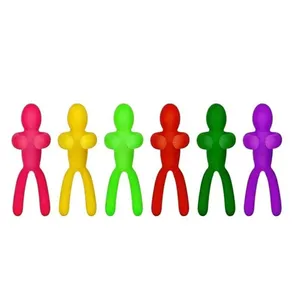 نشانگر تزیینی لیوان مدل ادمک بسته 6 عددی