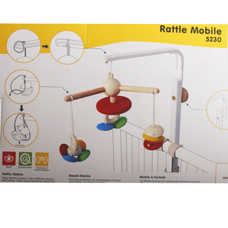 آویز تخت کودک پلن تویز مدل Rattle Mobile
