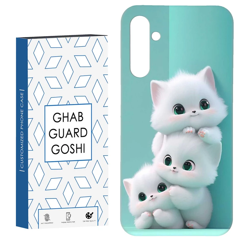 کاور قاب گارد گوشی طرح گربه کد Dimo-359 مناسب برای گوشی موبایل سامسونگ GALAXY A15