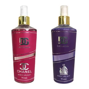 بادی اسپلش زنانه دیجی گالاردو مدل چنس چنل و اکلت حجم 250 میلی‌لیتر بسته 2 عددی