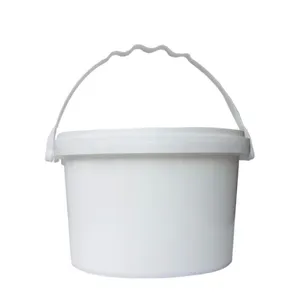 سطل رنگ پلاستیک کد D555 گنجایش 5 لیتر