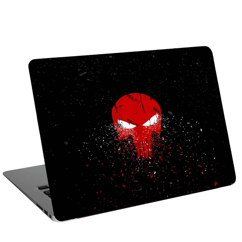استیکر لپ تاپ طرح punisher  کد G-1371 مناسب برای لپ تاپ 15.6 اینچ 