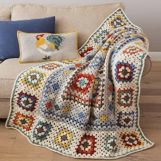 شال مبل و تخت مدل k2 سایز 120×120 سانتیمتر